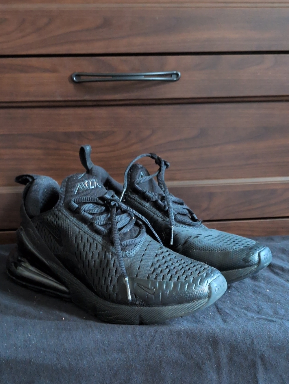 Nike Air Max 270 Black Athletic Sneakers